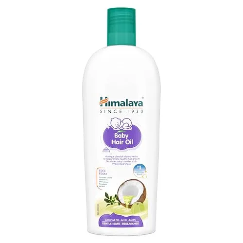 Himalaya Baby Hair Oil 200ml|Nourishes scalp naturally|Healthy hair growth at ₹146