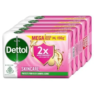 Dettol Skincare Moisturizing Beauty Bathing Soap Bar with Ar at ₹200