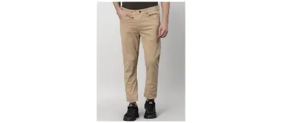 Red Tape Men Solid Washed Cotton Spandex Skinny Jeans at ₹949