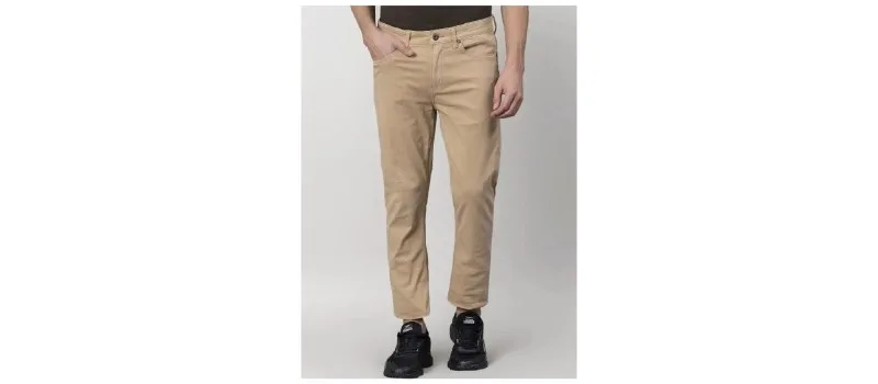 Red Tape Men Solid Washed Cotton Spandex Skinny Jeans at ₹949