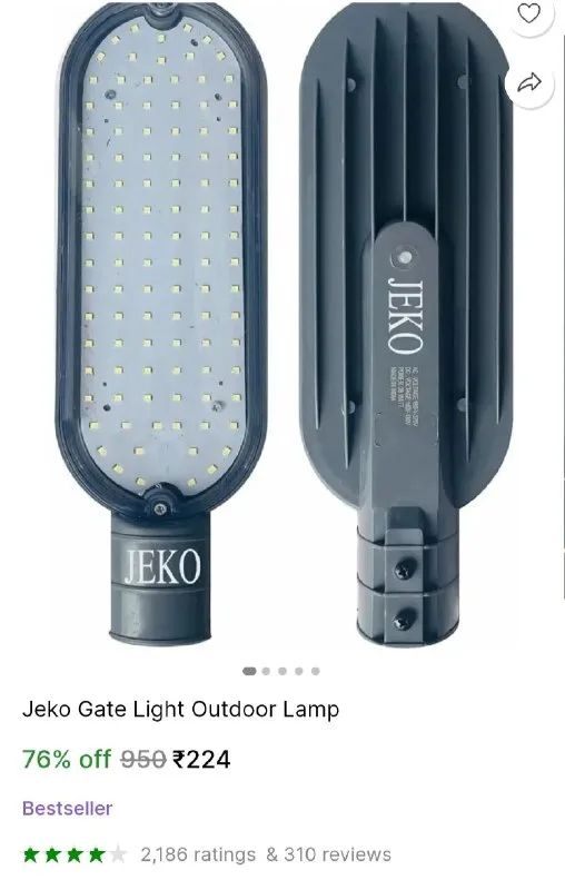 20 Watt Led Street Light at ₹224