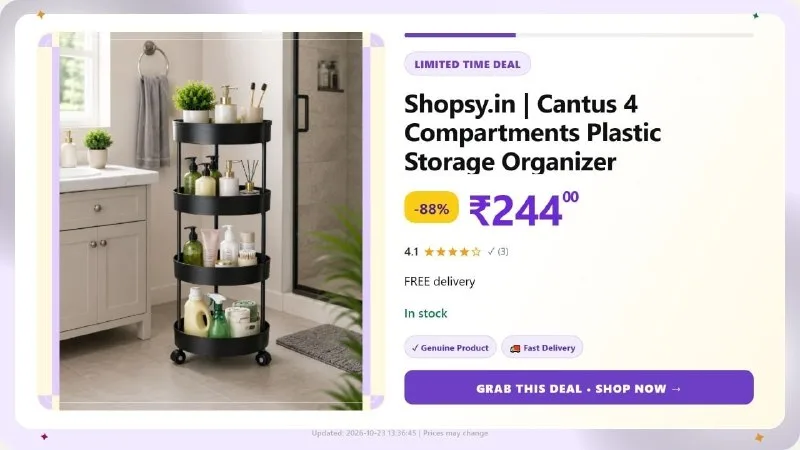 Storage Organizer Trolly at ₹244
