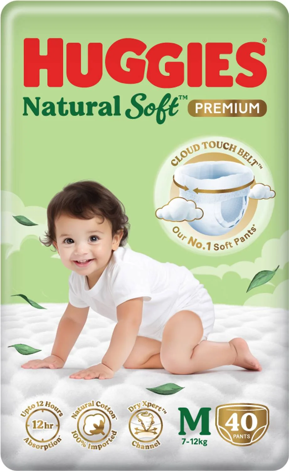 Huggies Premium Pant Diapers - M (40 Pieces) at ₹480