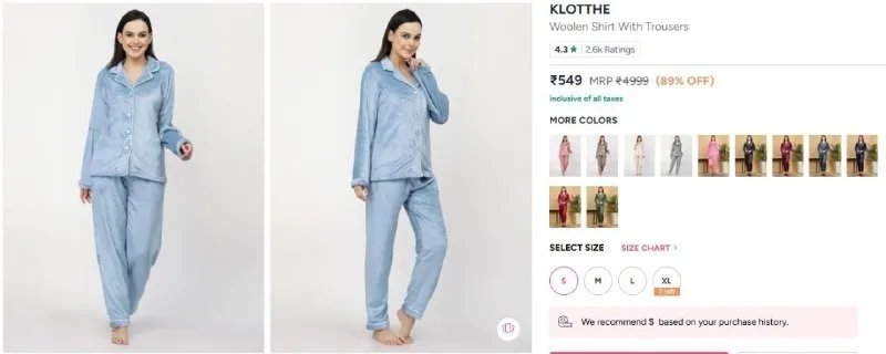 Woolen Shirt With Trousers at ₹549