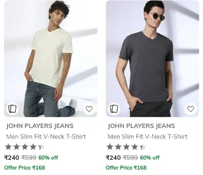 Upto 70% Off On John Players Brand Clothing