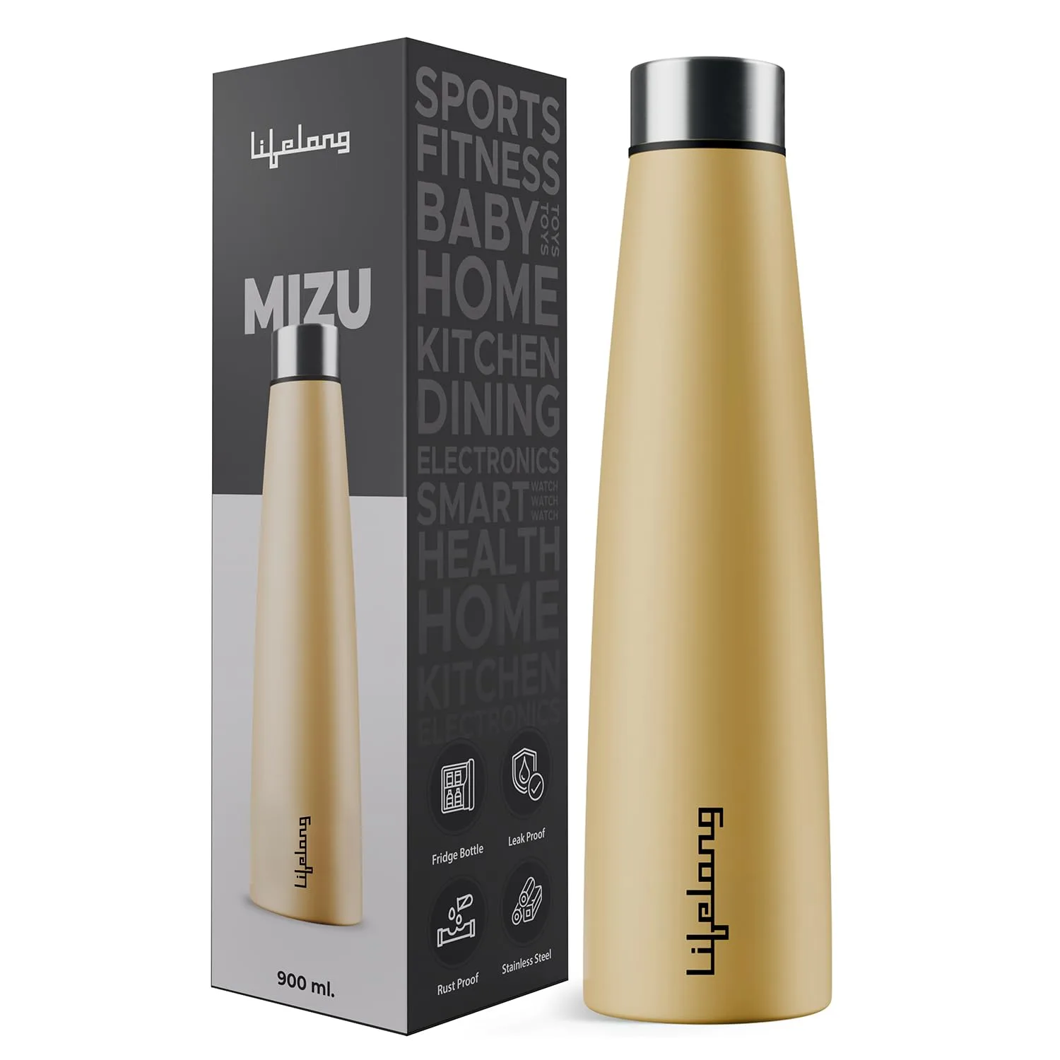 Lifelong Steel Water Bottle at ₹180