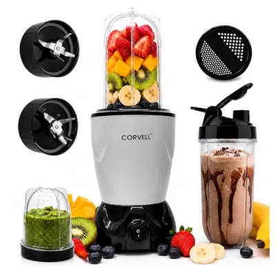 Nutri 500W Portable Juicer Mixer Grinder, Silver, 3 Jar at ₹1,677