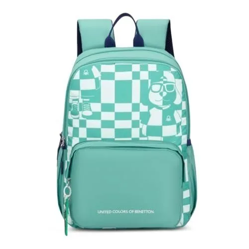 United Colors of Benetton Unisex High-School Backpack SNOOPY | Printed Daypack with 2 Compartments, Airmesh Padding | Backpack for School Gi at ₹539