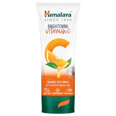 Himalaya Brightening Vitamin C Orange Face Wash | Vitamin C & Niacinamide | Brightness for Youthful Radiant Skin | Soap Free | Dermatologica at ₹63