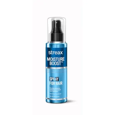 Streax Moisture Boost Spray Hair Serum for Dry Frizzy Hair - 50 ml | Hair Styling Serum for Women & Men | Hydrating, Frizz Free, Smooth & Si at ₹99