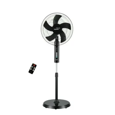 V-Guard Esfera Plus 5-Blade 400 mm BLDC Pedestal Fan|Remote Control|Black | 5-Star BEE Rated|100% Copper Winding Motor| 65 CMM Air Delivery  at ₹3,150