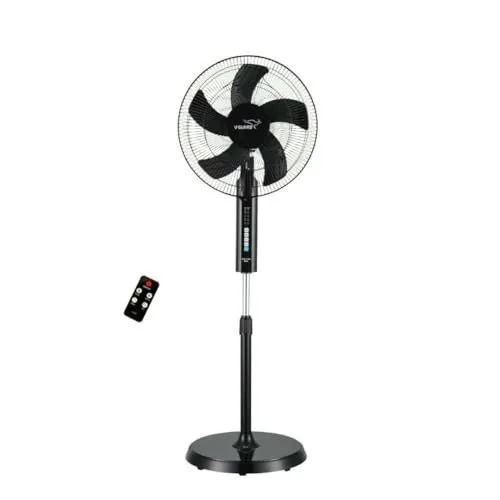 V-Guard Esfera Plus 5-Blade 400 mm BLDC Pedestal Fan|Remote Control|Black | 5-Star BEE Rated|100% Copper Winding Motor| 65 CMM Air Delivery  at ₹3,150