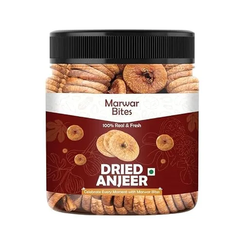 MarwarBites Premium Afghani Anjeer 1kg | Naturally Soft & Ju at ₹379