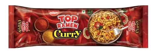 Top Ramen Instant Noodles Curry Veg | Flavorful Curry Veg Noodles, Quick Spicy Meal, Perfect for Veggie Lovers, 420/480 gm(weight may vary) at ₹95
