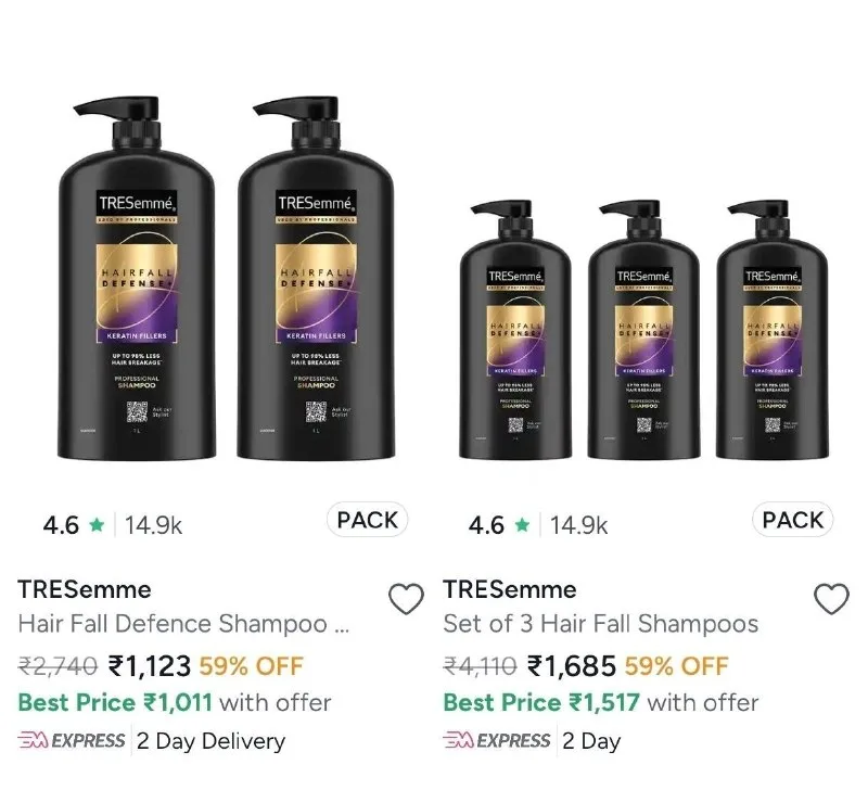 Upto 65% Off On Hair Care