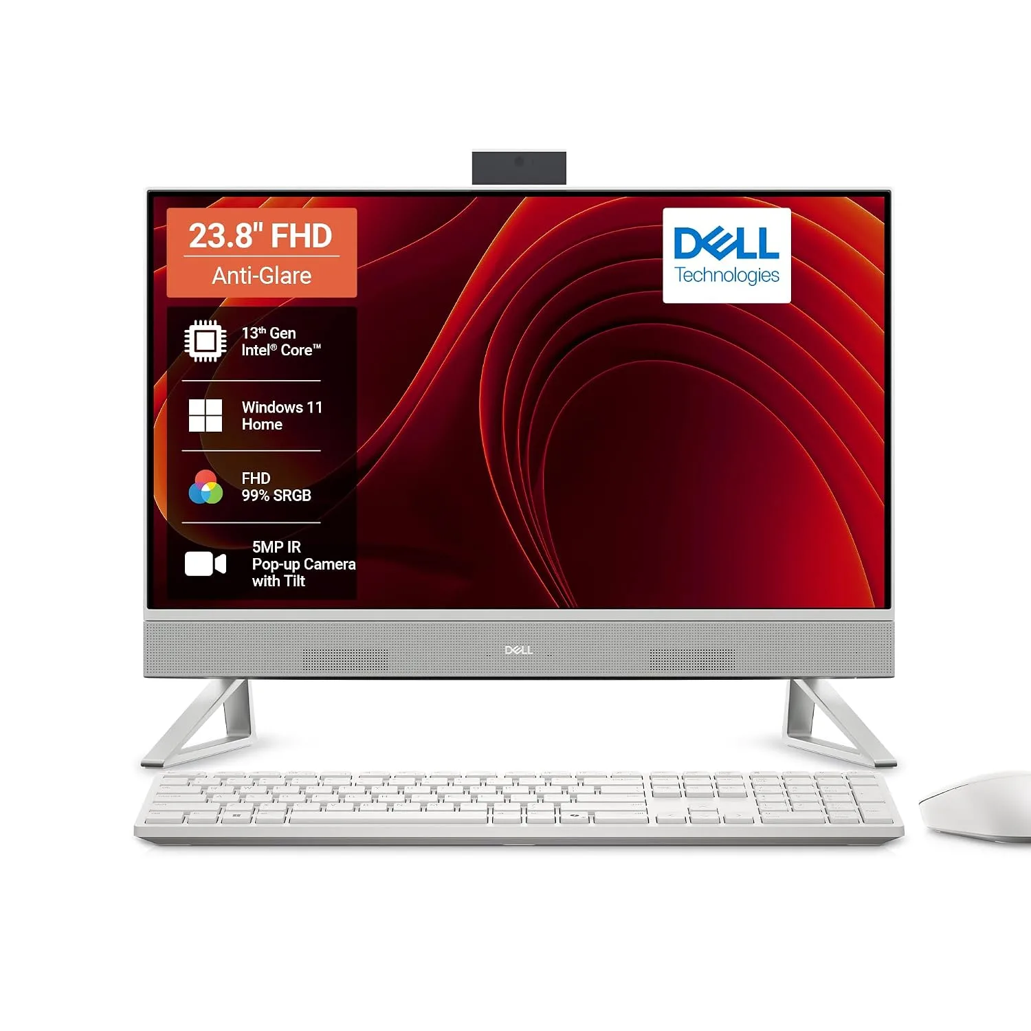 Dell 24 AIO, 13th i5 8GB RAM DDR5 512GB SSD at ₹76,740