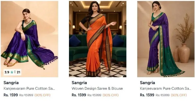 Upto 90% Off On Women's Sangria Clothing