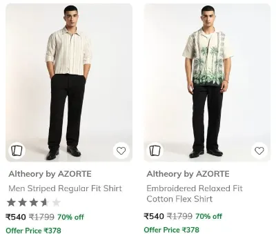 Azorte Online - Minimum 70% OFF