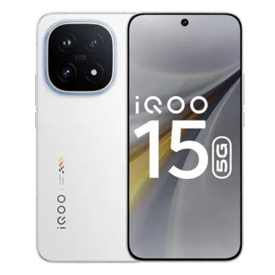 iQOO 15 (Legend 2026, 12 GB RAM, 256 GB Storage) |Fastest Snapdragon 8 Elite Gen 5 Processor* | Samsung 2K M14 Lead OLED Display | Origin OS at ₹76,99