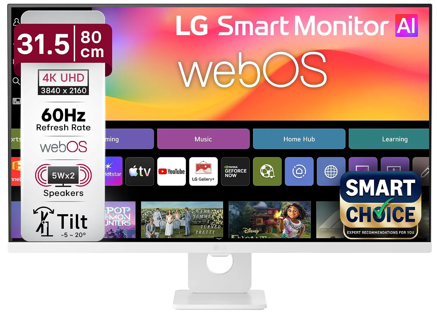 LG 32U721SB 31.5-inch Smart 4K Monitor at ₹25,999