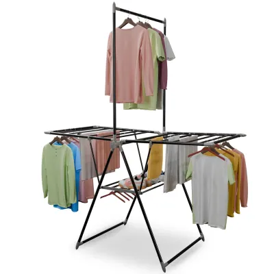 Lifelong Foldable Clothes Drying Stand | Heavy-Duty Alloy St at ₹999