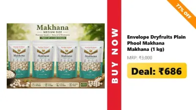 Plain Phool Makhana (1 kg) at ₹686