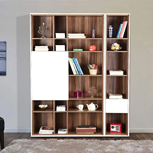 HomeTown Fabiola High Gloss Dual Tone Book Case at ₹23,510