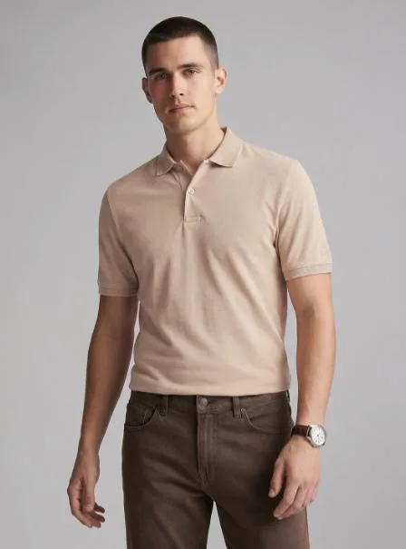 Van Heusen Polo Collar Pure Cotton T-shirt