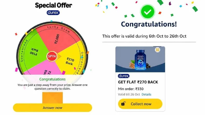 Spin & Win Upto at ₹179