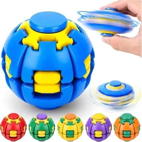 ADKD Press & Spin 360 Rotating Fidget Ball Stress Relief Sen at ₹99