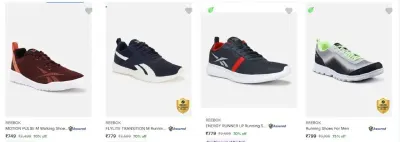 Upto 75% Off - Reebok Mens Sports Shoes