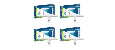 Crompton Twist - T Lamp, 10 w (Cool Day Light), Pack of 4 LED at ₹349