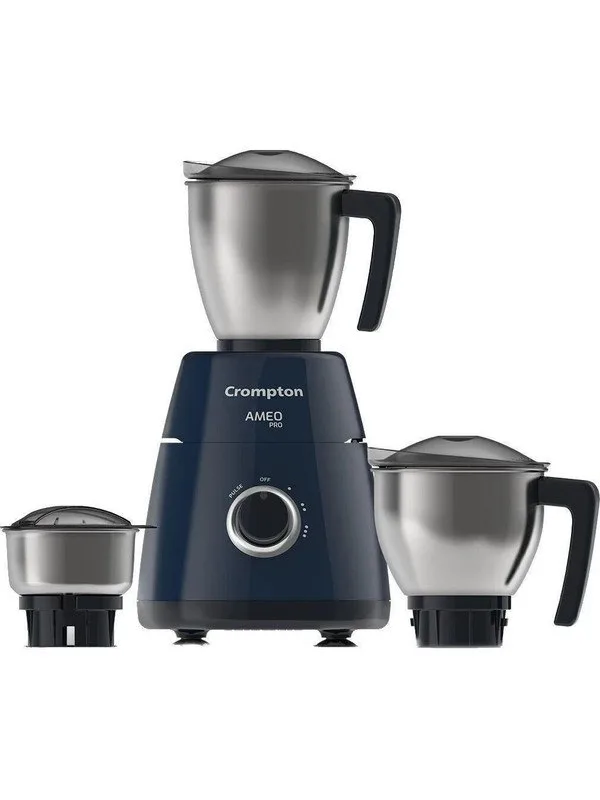 [FK Axis/SBI CC] Crompton Ameo Pro 3 jar 750 W Mixer Grinder at ₹2,656