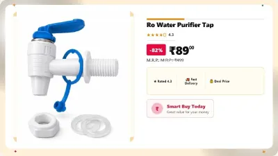 Ro Water Purifier Tap at ₹89