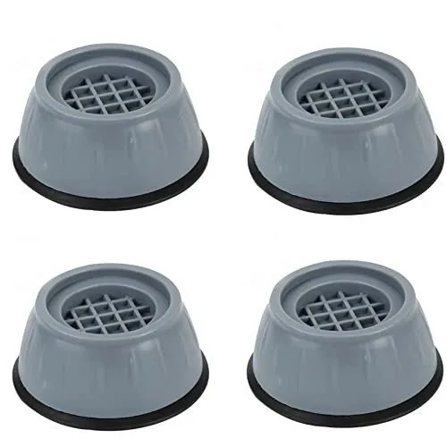 GLUN® Anti Vibration Pad with Suction Cup Feet, Fridge Washing Machine Support Feet Pads Leveling Feet Anti-Walk Pads Shock Absorber Noise C at ₹86