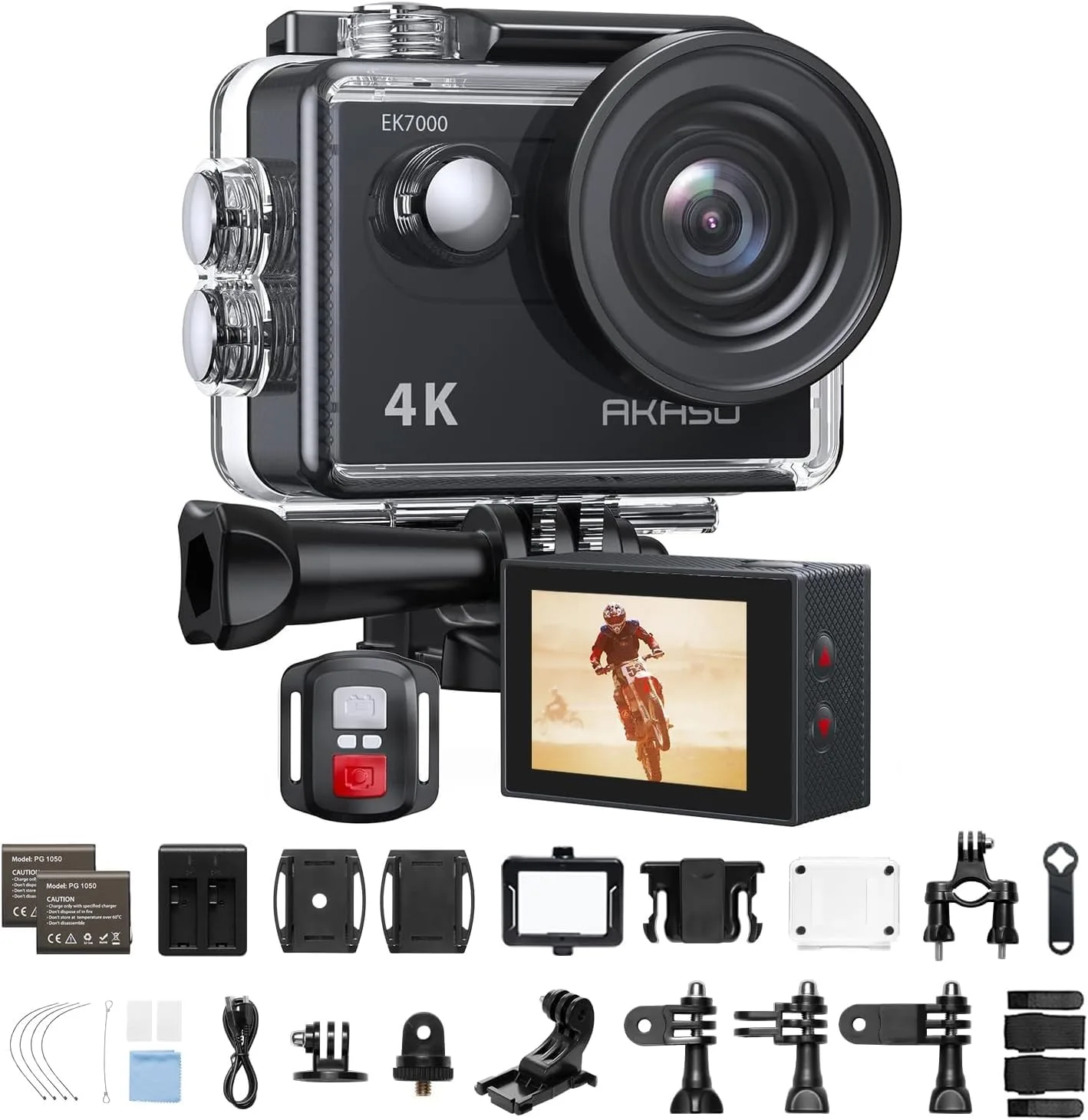 AKASO EK7000 4K Action Camera at ₹6,399