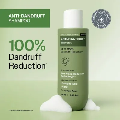 Steal Deal on Bare Anatomy Anti Dandruff Shampoo (100ml) at ₹179
