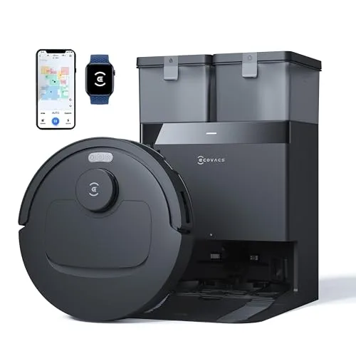 ECOVACS Deebot N50 Pro Omni 2 in 1 Robotic Vacuum Cleaner & Mop, 2026 New Launch 25000 Pa Suction, Self-Emptying Omni-Station at ₹43,999