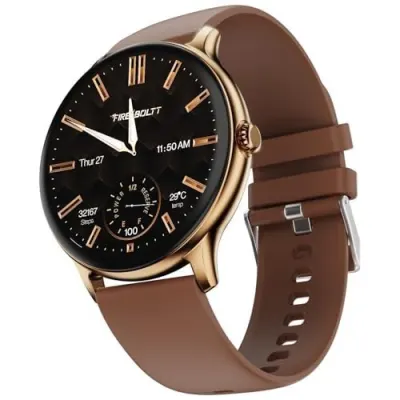 Fire-Boltt Phoenix Pro Round Smart Watch 1.39" HD Display with Bluetooth Calling, AI Voice Assistant, SpO2 & Heart Rate Monitor, 120+ Sports at ₹878