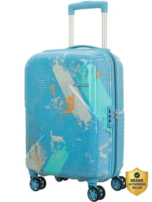 Kamiliant by American Tourister Combination Lock-Ather Expandable Cabin Suitcase 8 Wheels at ₹1,249
