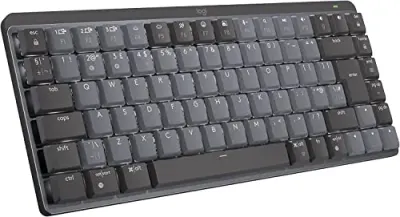 Logitech MX Mechanical Mini Wireless Illuminated Keyboard with Free Adobe Subscription, Linear Switches, Backlit, Bluetooth, USB-C at ₹7,100