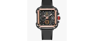 Giordano Multifunction Watch Blend Style Utility Square dial Unique at ₹2,250