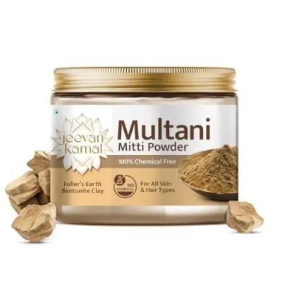 Natural Multani Mitti Powder – 250g | Pure Fuller’s Earth & Bentonite Clay for Glowing Skin, Deep Cleansing & Hair Care | Natural Multani Mi at ₹99