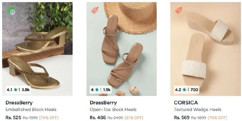 WF Heels, WF Flats and 2 more