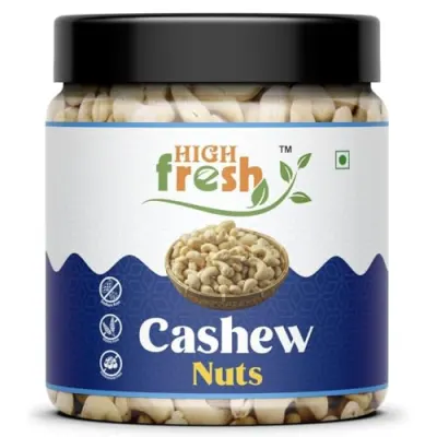 HighFresh Pure Cashews -1kg Whole Kaju | 100% Natural King Size Crunchy Kaju | Premium Nuts & Dry Fruits | Rich in Fibre, Vitamin E, K, B6 | at ₹801