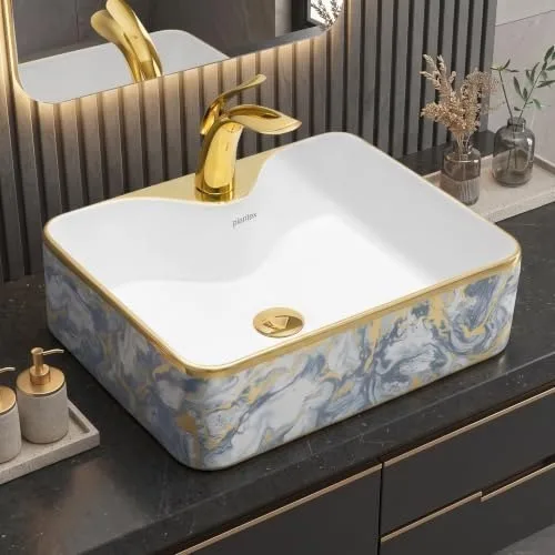 Plantex Ceramic TableTop Wash Basin/Countertop Basin for Bathroom at ₹3,419