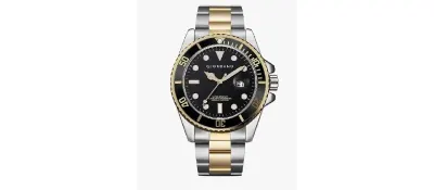 Giordano Wrist Watch Metal Strap 3 Hand Mechanism GD at ₹3,498