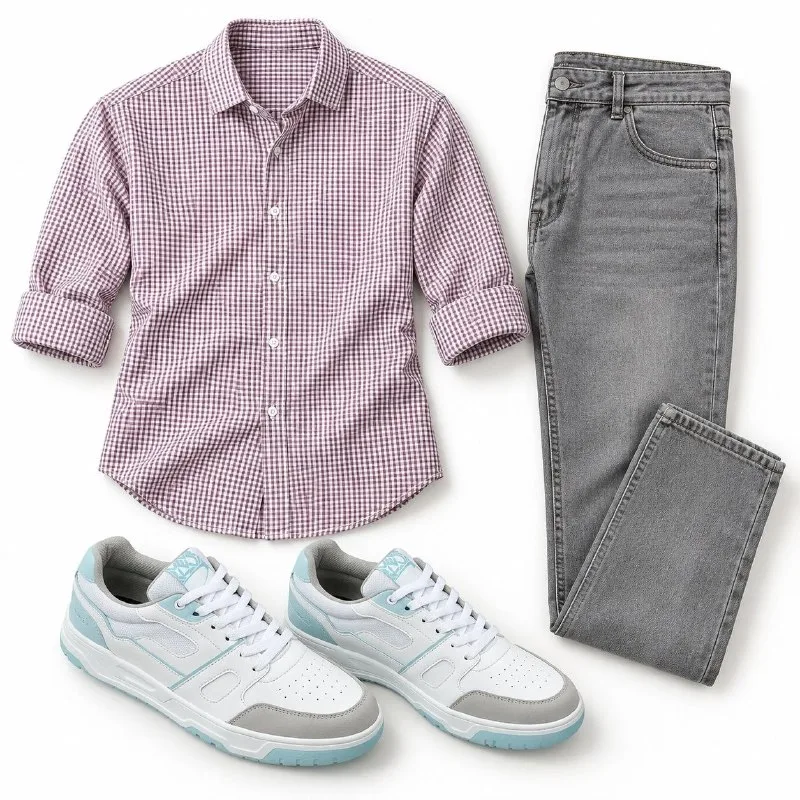 Shirt, Jeans and 1 more