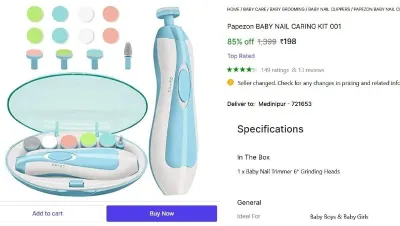 Baby Nail Caring Kit at ₹198