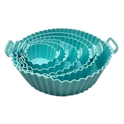 6 Pcs Reusable Air Fryer Silicone Pot Liners at ₹99